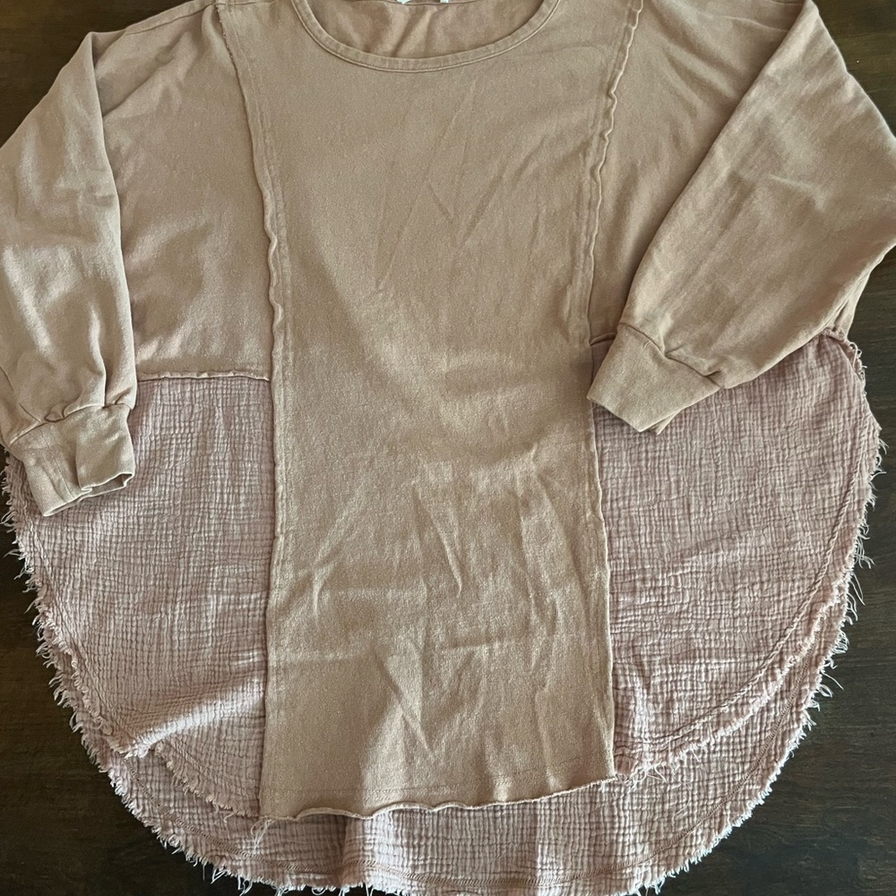 Peach Love California Tan Sweatshirt